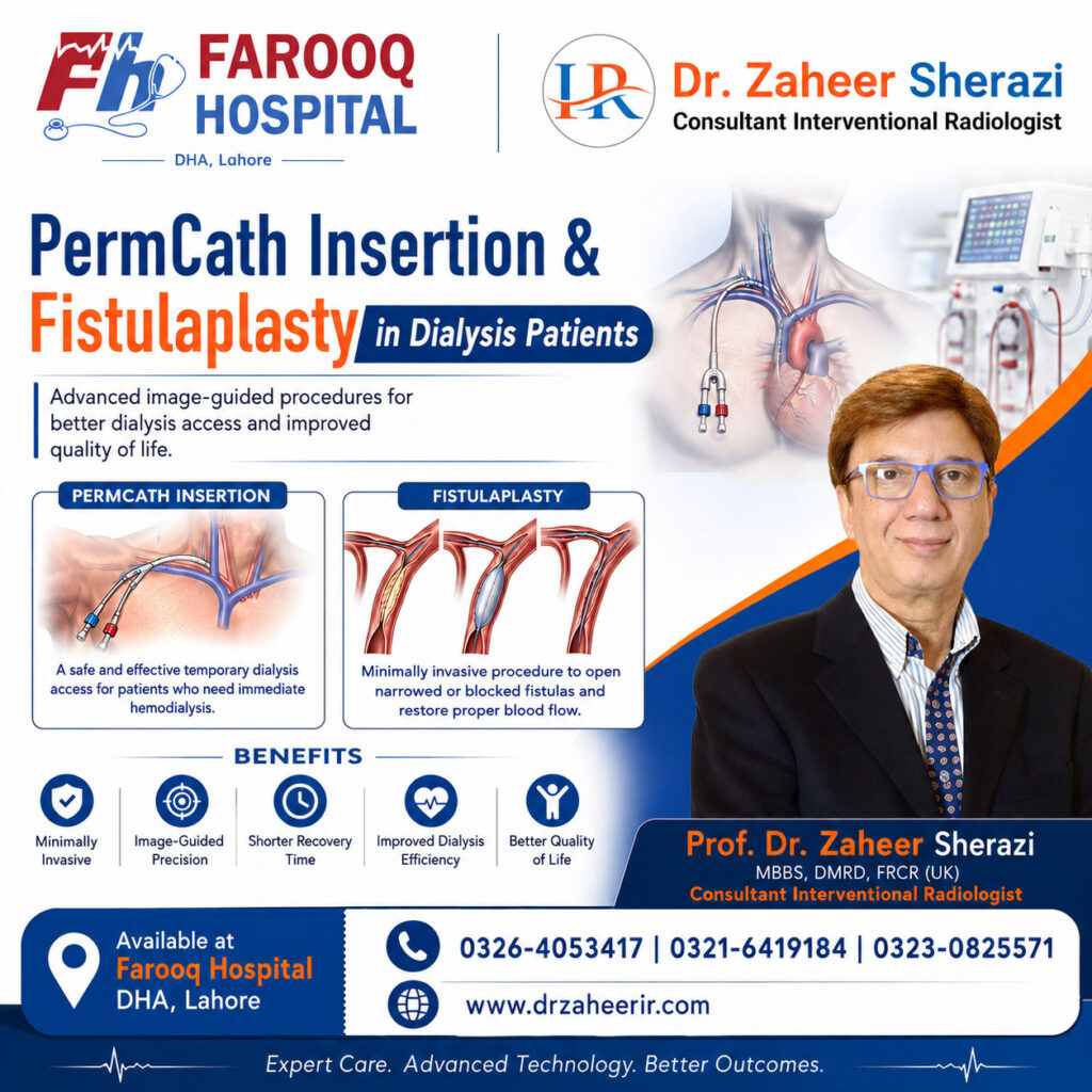 PermCath Insertion & Fistulaplasty in Dialysis Patients